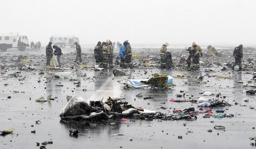 Accidente aéreo en Rusia