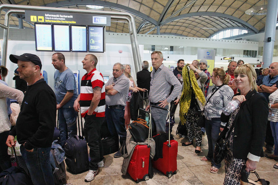 Cancelados 30 vuelos en Alicante por la huelga de controladores franceses