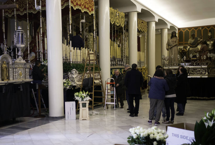 Cofrades, presidentes, floristas o tambores confluyen en el Museo de Semana Santa