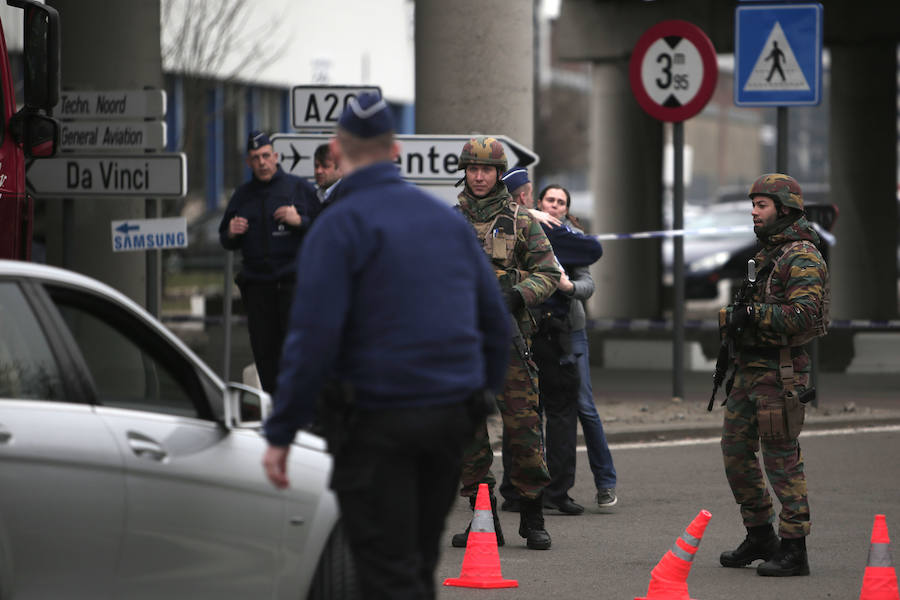 Zaventem, un aeropuerto blindado