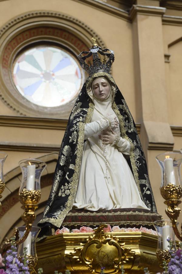 Emoción contenida con Nuestra Señora del Rosario