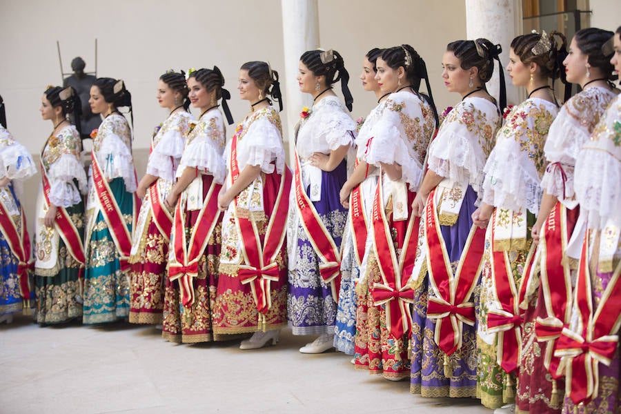 Recepción en el Palacio de San Esteban a las Reinas de la Huerta