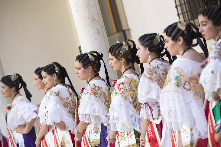 Recepción en el Palacio de San Esteban a las Reinas de la Huerta
