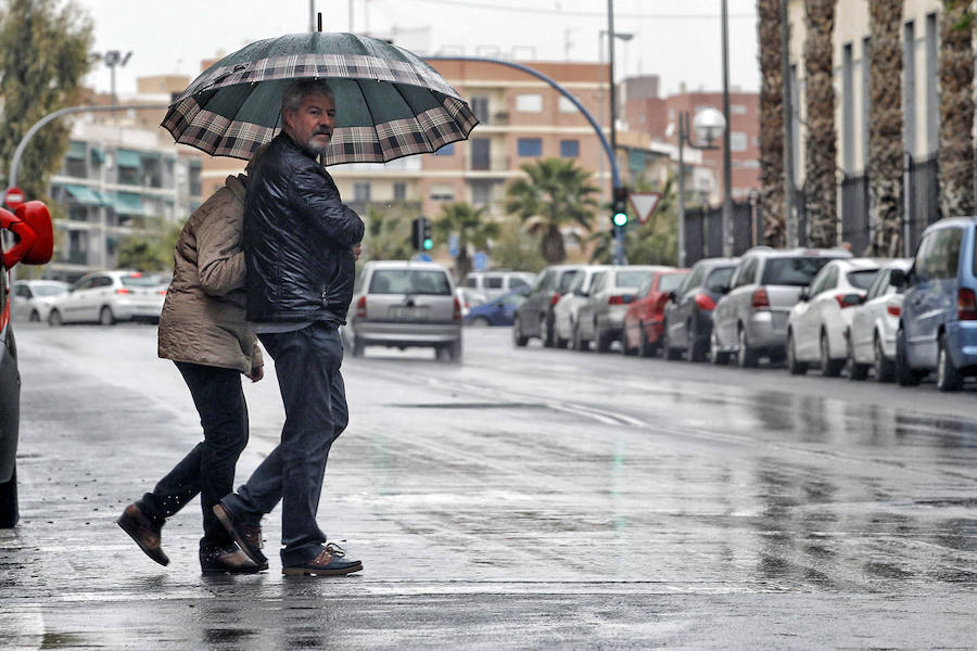 Día lluvioso en Alicante