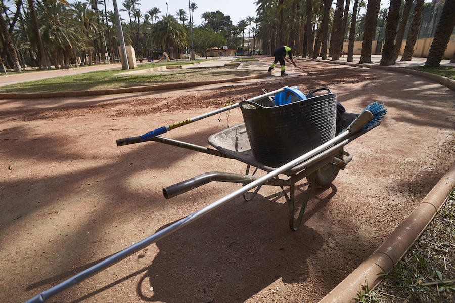 Mejora en las instalaciones del Palmeral en Orihuela