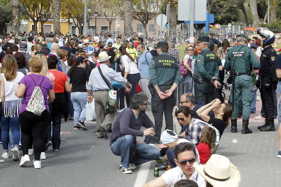 Miles de romeros participan en la Peregrina (I)