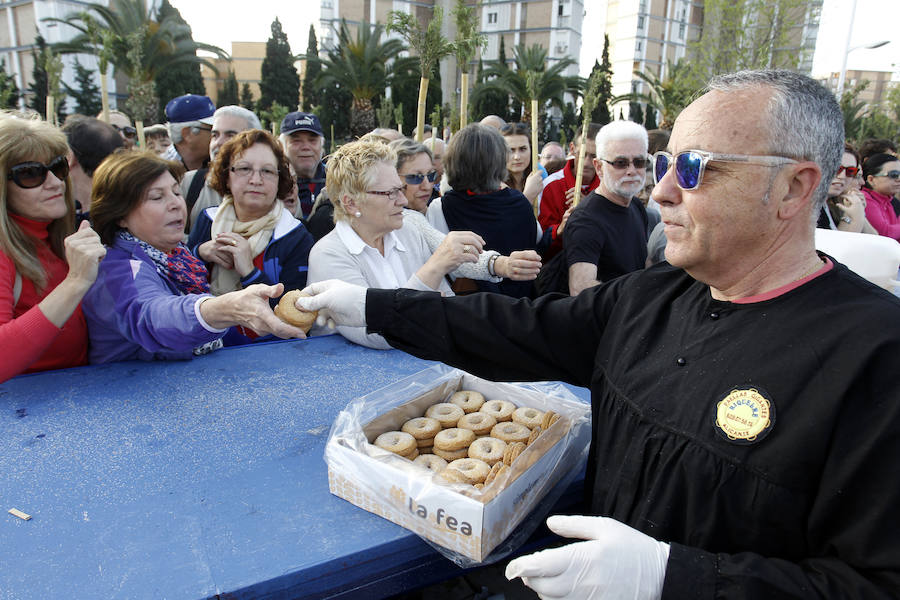 Miles de romeros participan en la Peregrina (I)