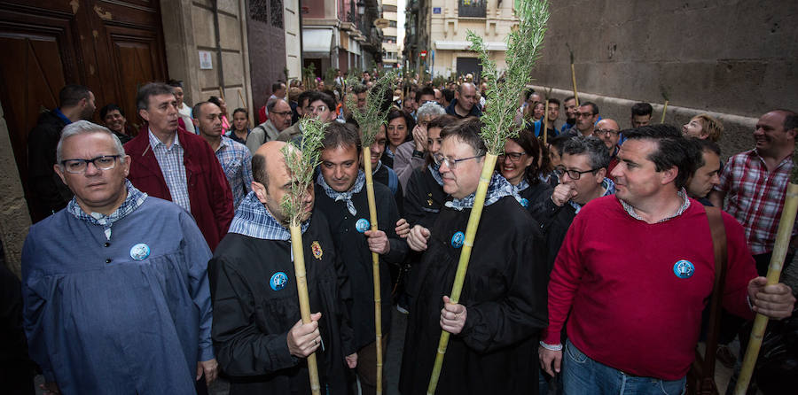 Los políticos también peregrinan