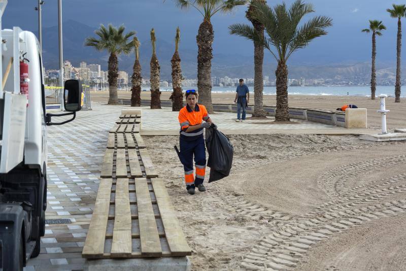 Limpieza de la playa de San Juan