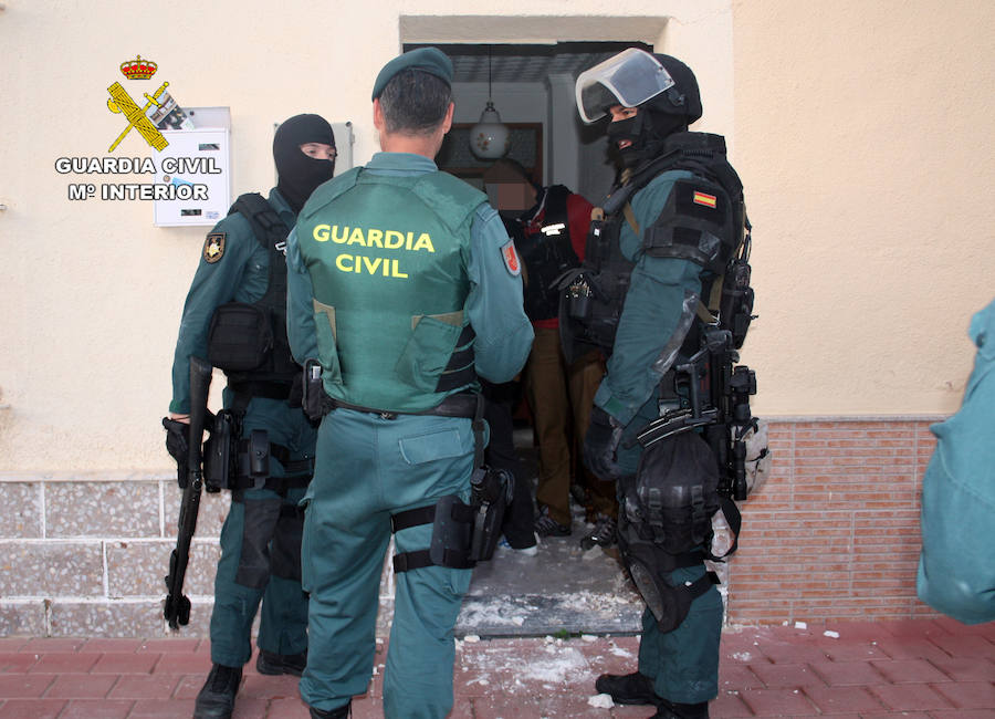 Arresto de la banda de los encapuchados que actuaba en la Región