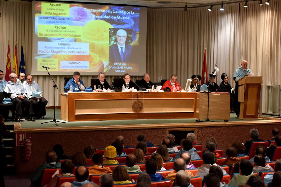 Joaquín Prats, doctor honoris causa de la UMU