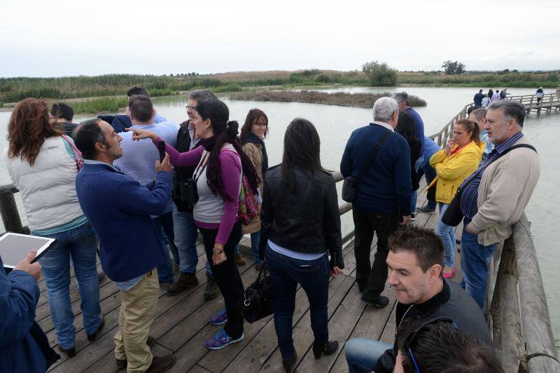 Participantes en la asamblea Eurotoques conocen El Hondo