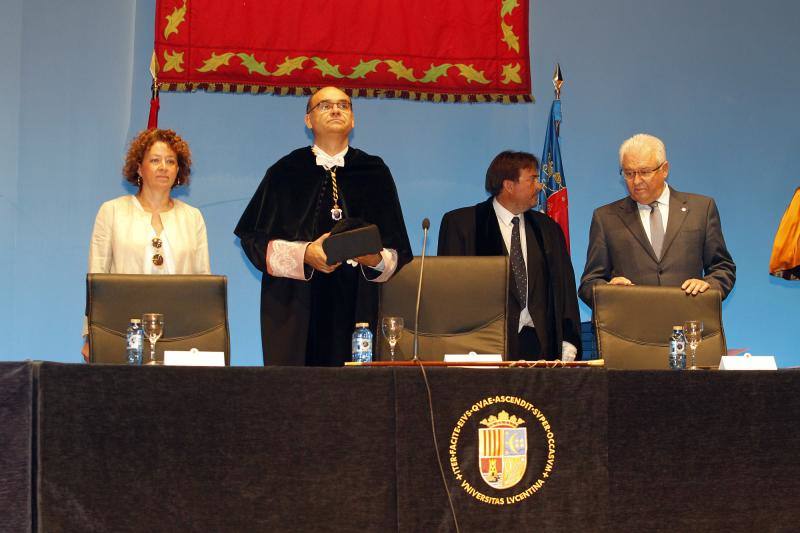 Acto de clausura del curso académico 2015-2016 en la UA