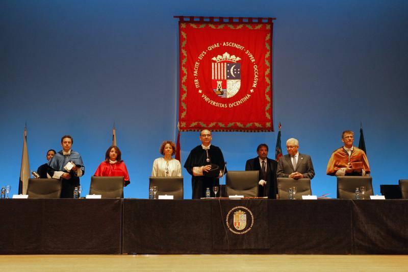 Acto de clausura del curso académico 2015-2016 en la UA