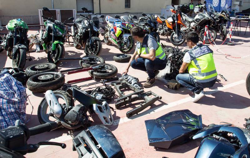 Desarticulado un grupo acusado de robar motos en la provincia