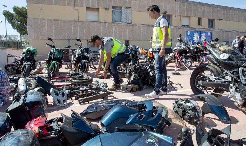 Desarticulado un grupo acusado de robar motos en la provincia