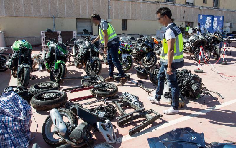 Desarticulado un grupo acusado de robar motos en la provincia