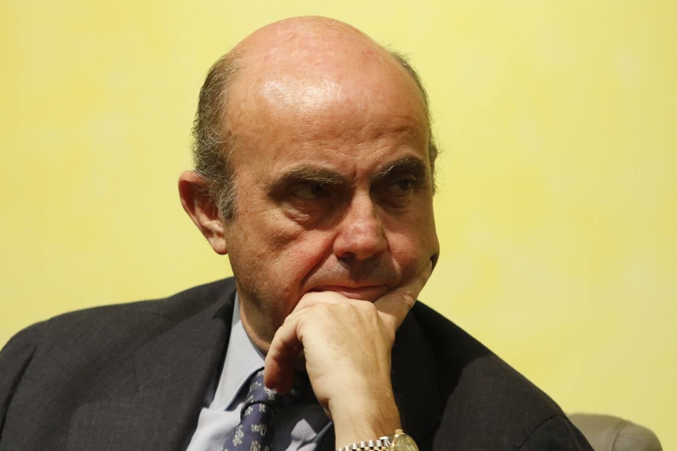 De Guindos participa en un acto de la Cámara de Comercio de Murcia