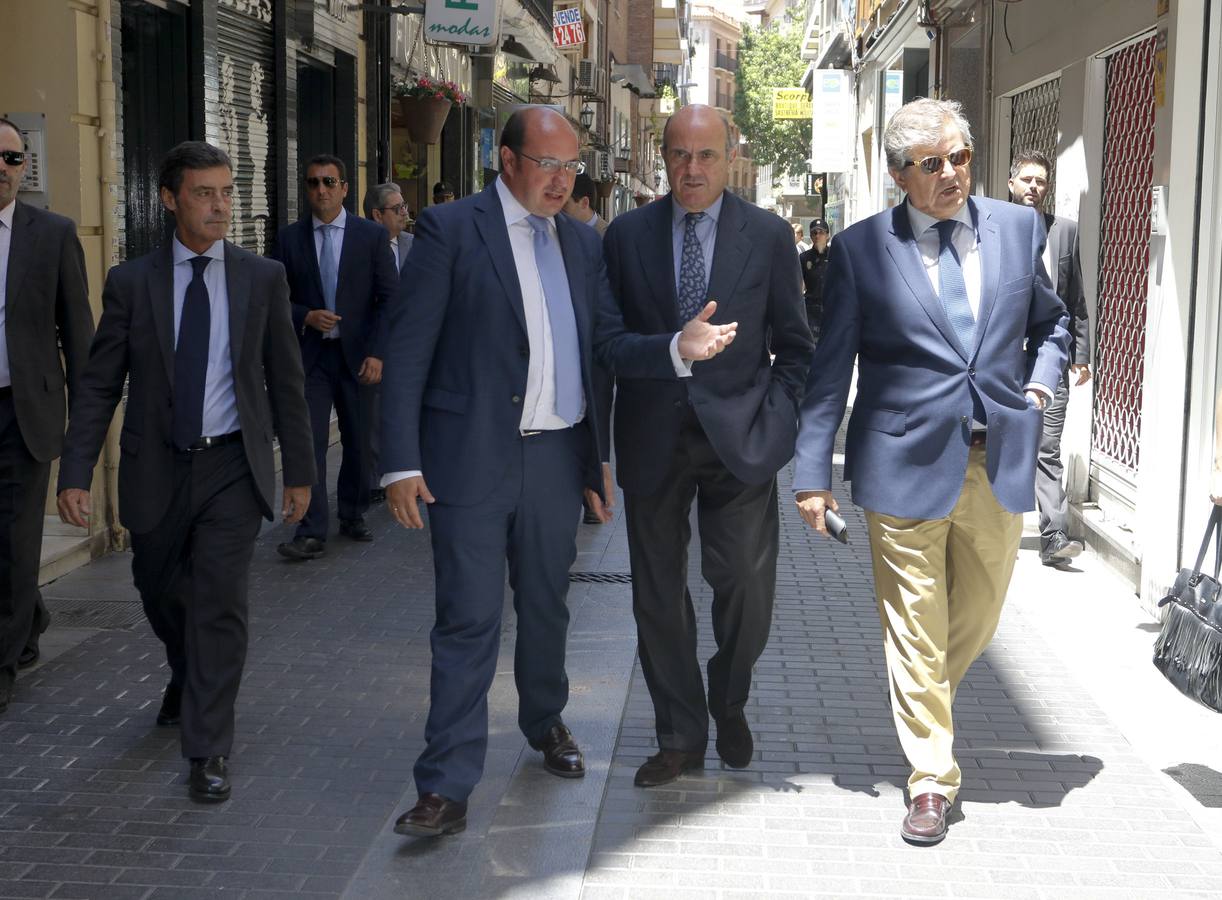 De Guindos participa en un acto de la Cámara de Comercio de Murcia