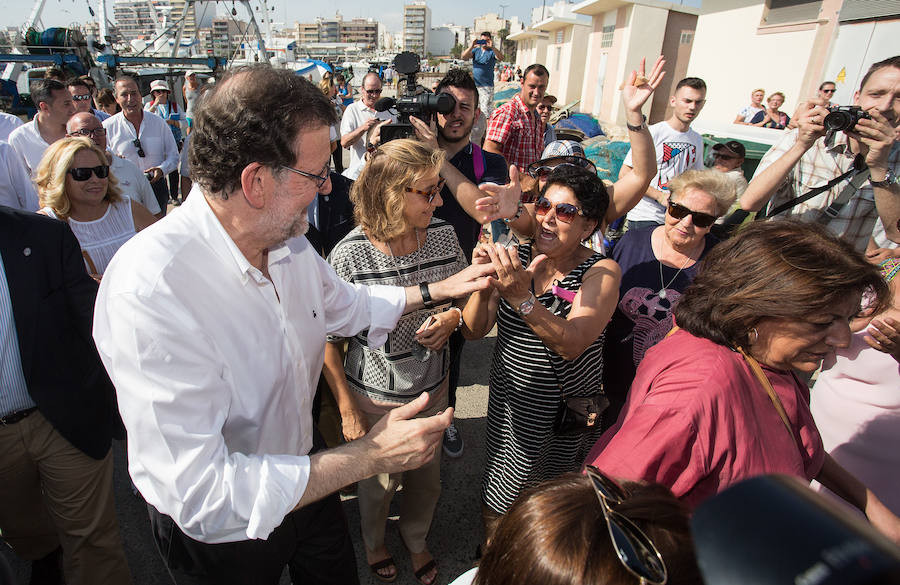 Rajoy hace campaña en Santa Pola