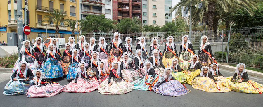 Mascleta de Fogueres en la Plaza de los Luceros