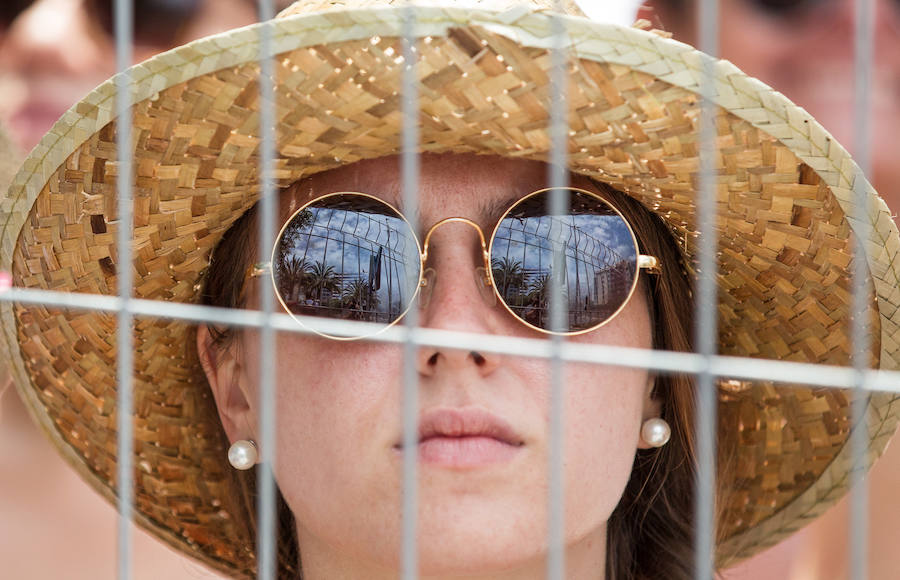 Mascleta de Fogueres en la Plaza de los Luceros