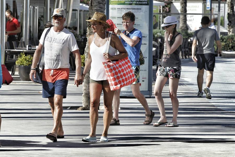 El calor apreta en la provincia alicantina