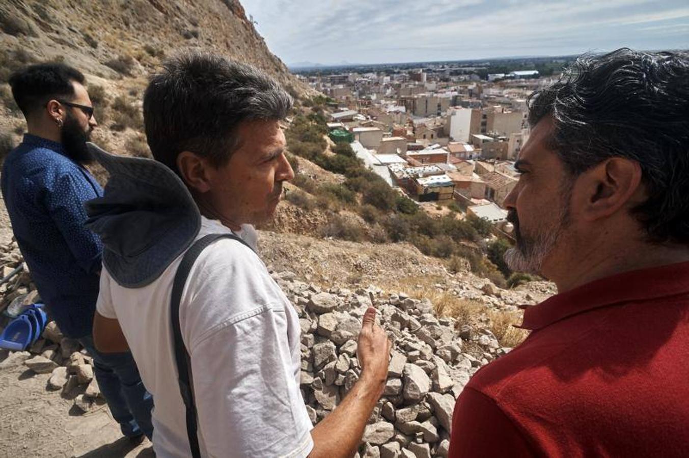 El MARQ insta al Ayuntamiento de Callosa a afianzar el yacimiento de la ladera del castillo