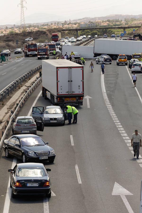 Grave accidente en la A-7 en Murcia