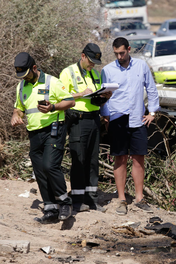 Grave accidente en la A-7 en Murcia