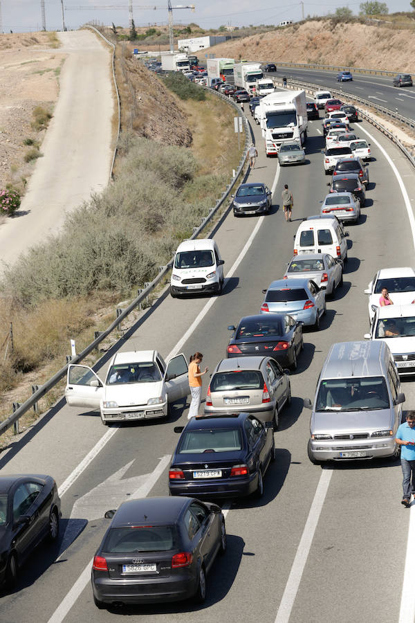 Grave accidente en la A-7 en Murcia