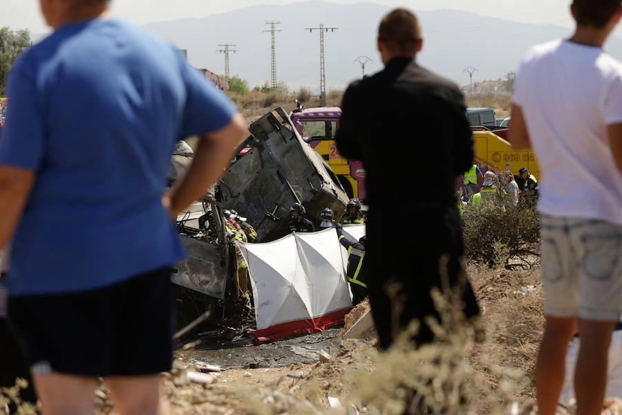 Grave accidente en la A-7 en Murcia