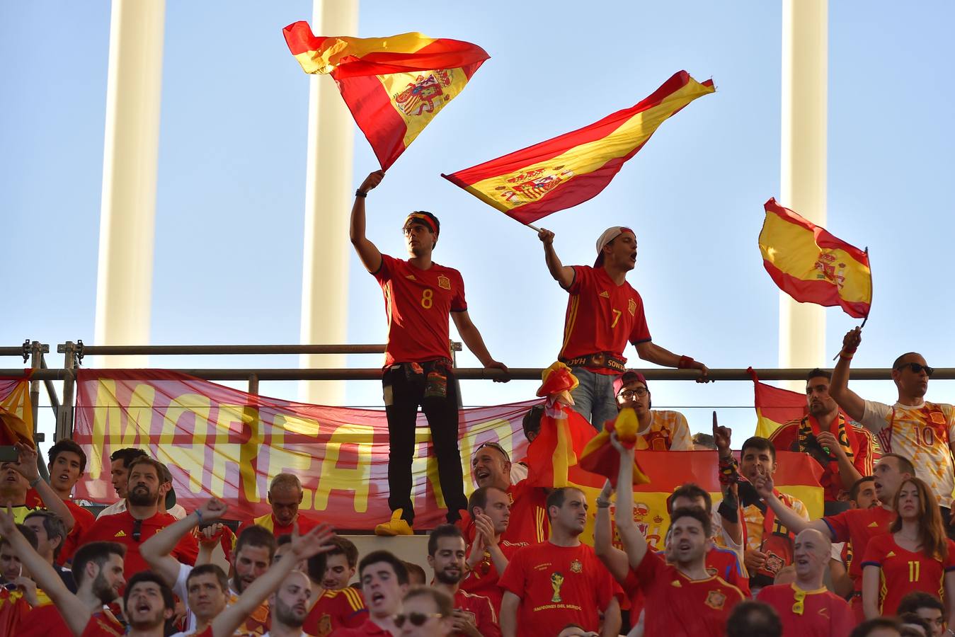 Los croatas controlados, los españoles animados