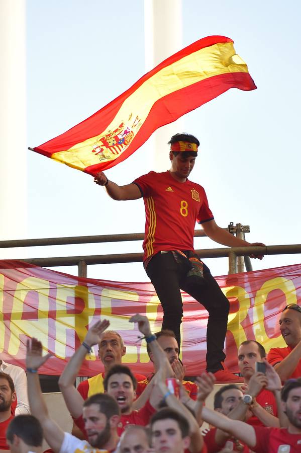 Los croatas controlados, los españoles animados