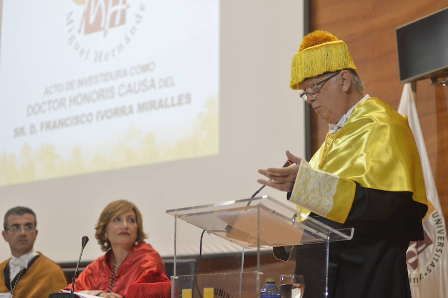 Doctor Honoris Causa a Francisco Ivorra Miralles en la UMH