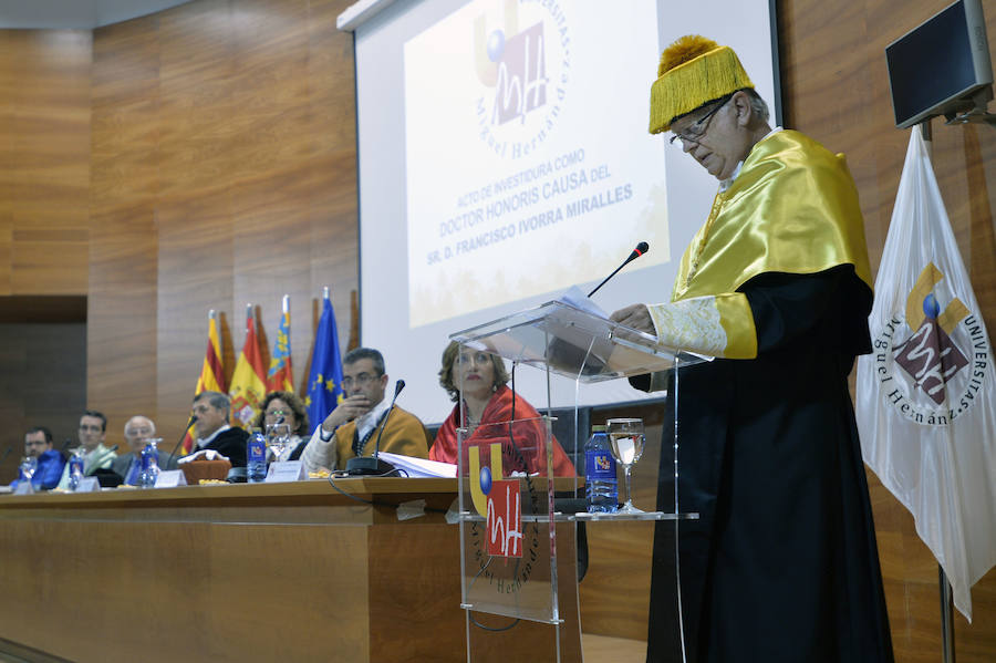 Doctor Honoris Causa a Francisco Ivorra Miralles en la UMH