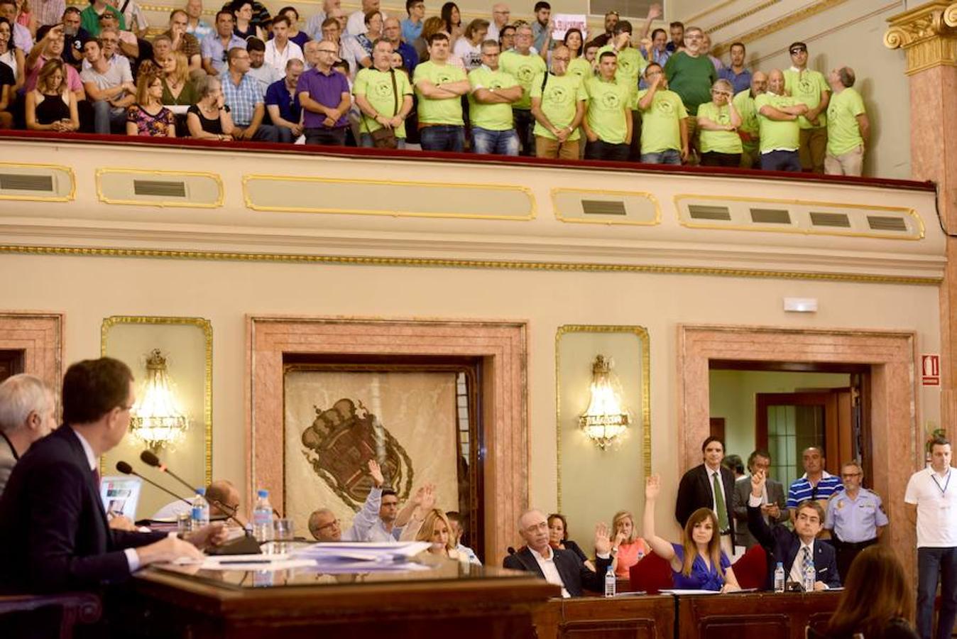 Pleno atípico en Murcia