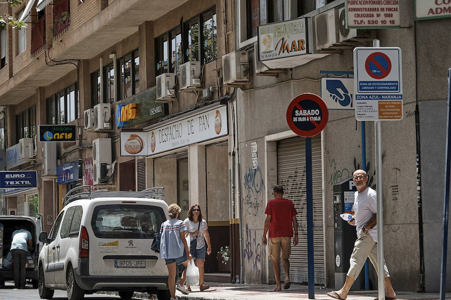 Multas de aparcamiento en la zona naranja de Orihuela