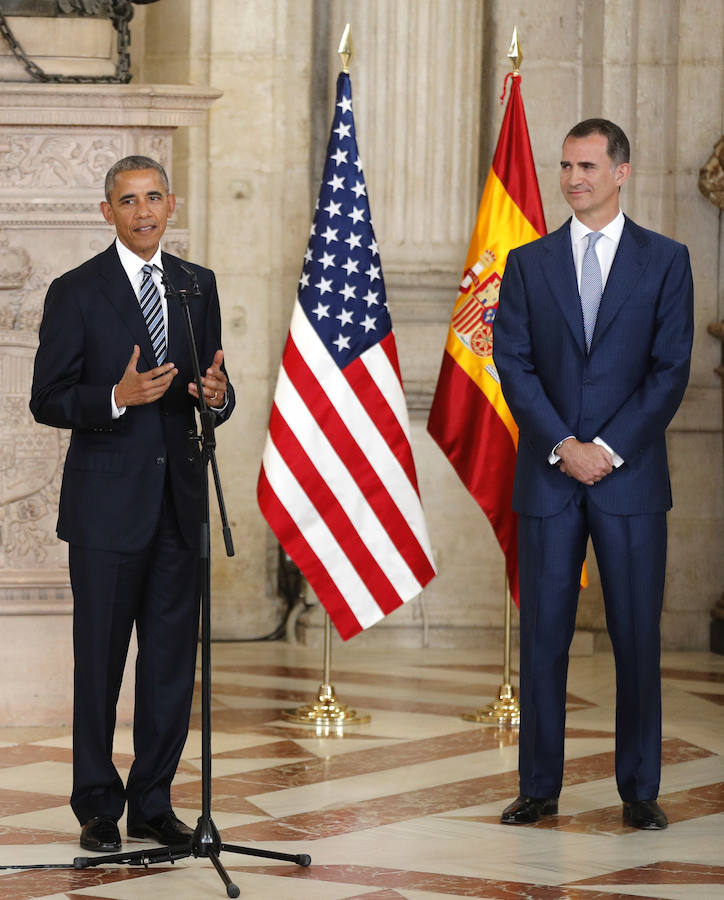 Primera visita oficial de Obama a España