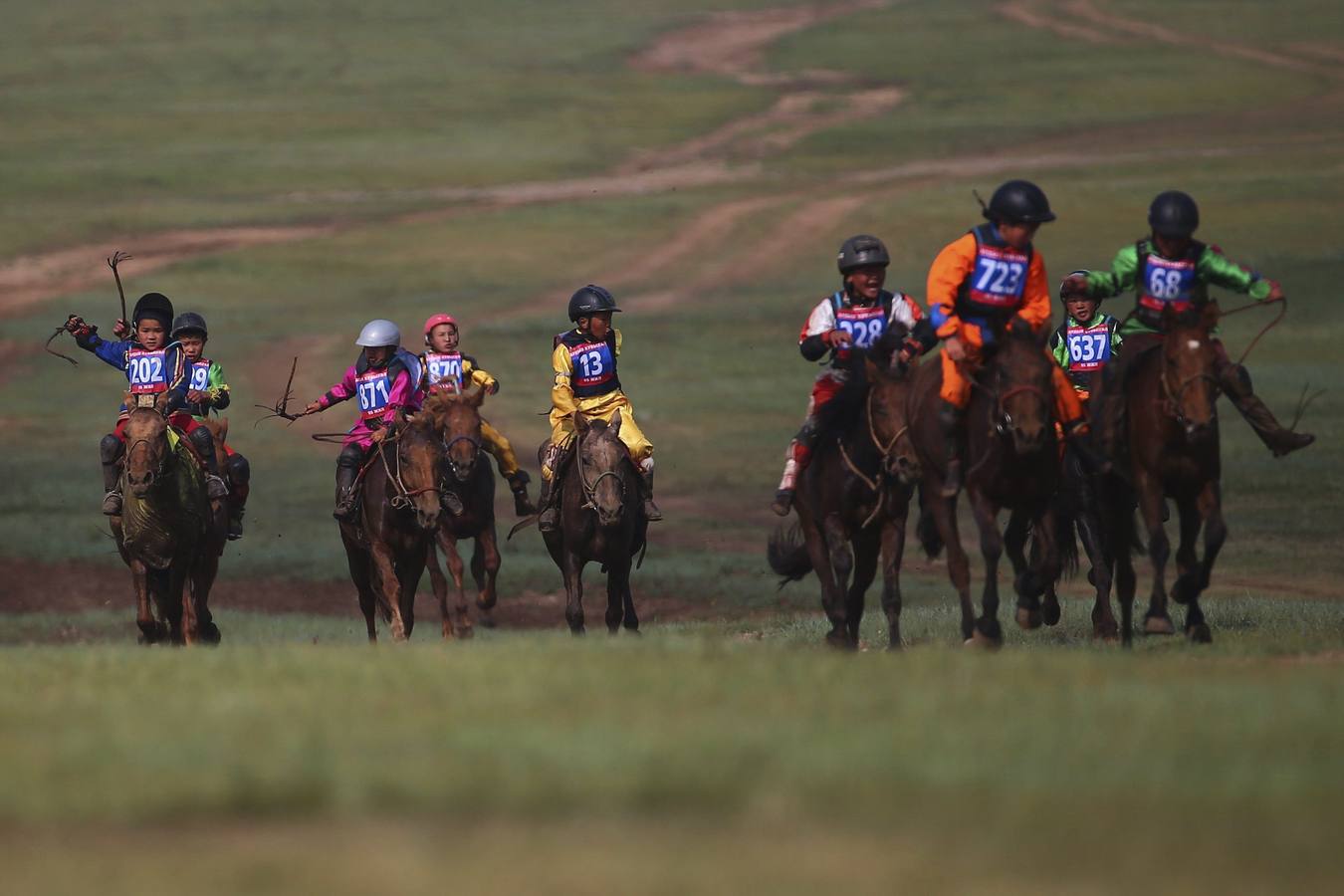 Los mongoles celebran su festival