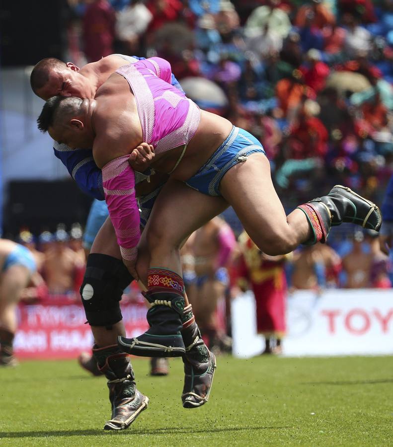 Los mongoles celebran su festival