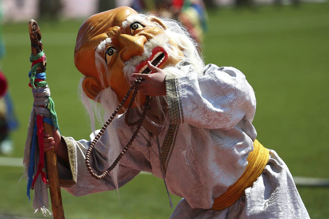 Los mongoles celebran su festival