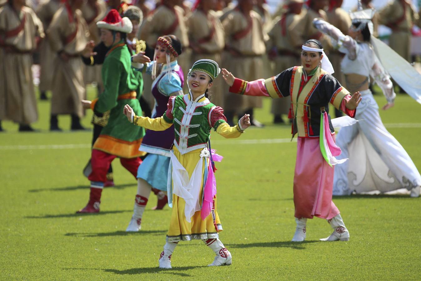 Los mongoles celebran su festival