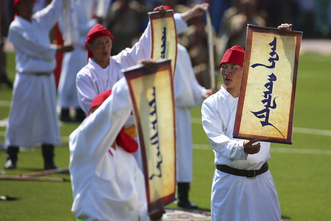 Los mongoles celebran su festival