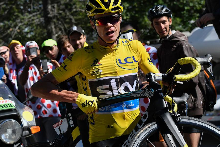 El accidente de Chris Froome en el Tour, en imágenes