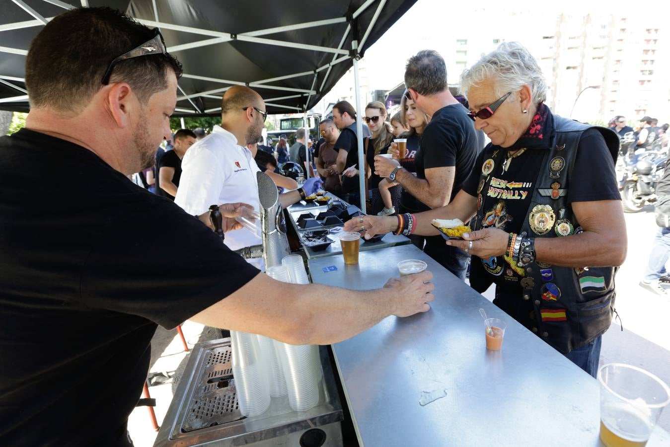 Concentración motera contra el consumo de alcohol al volante