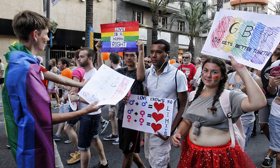 Manifestación del Orgullo Gay en Alicante