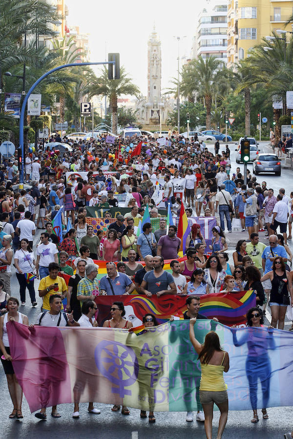 Manifestación del Orgullo Gay en Alicante