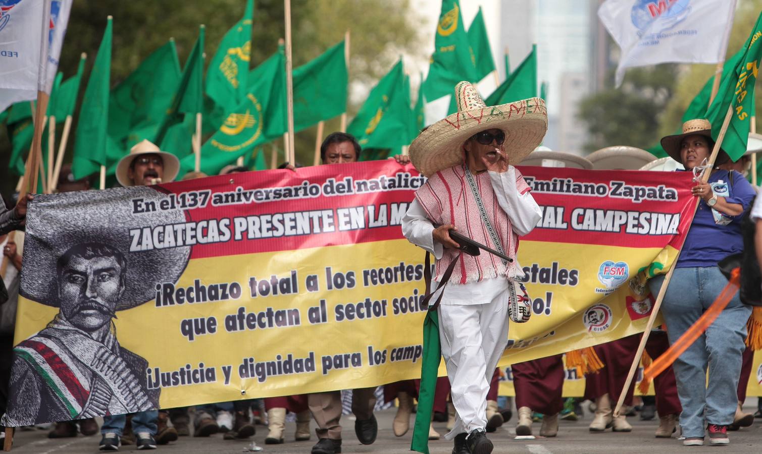 Los campesinos se rebelan en México