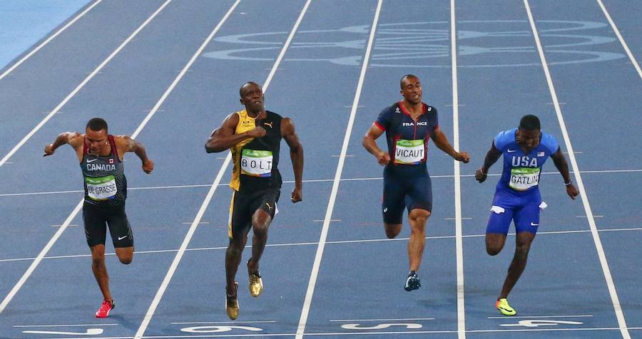 El irrepetible Usain Bolt gana su tercer oro en 100 metros